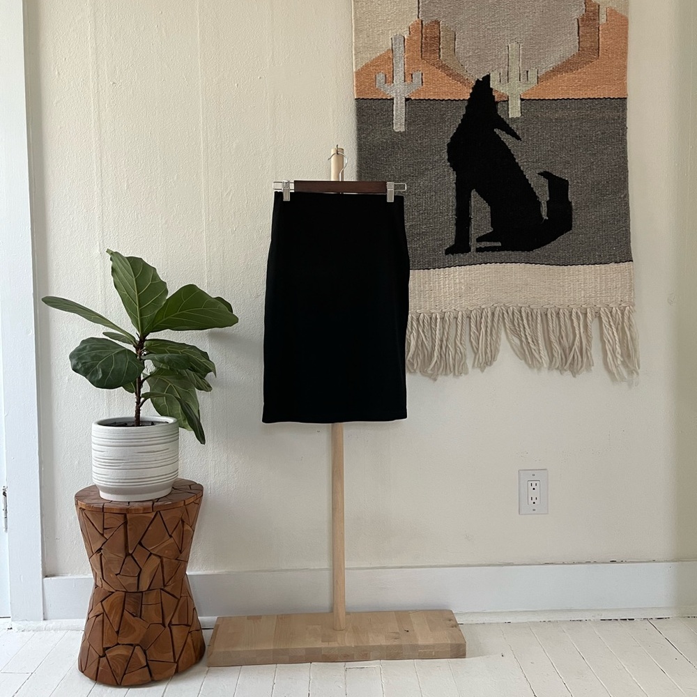 Vintage Black Spandex Skirt
